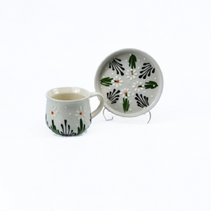 Papatya Bahçesi Seramik Fincan